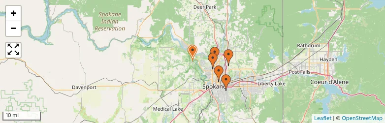 Related schools map