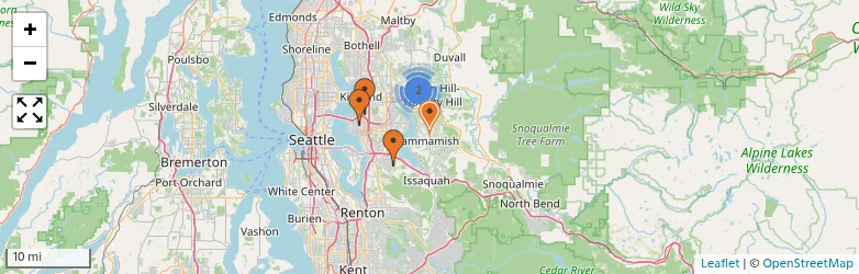 Related schools map