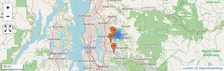 Related schools map