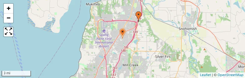 Related schools map