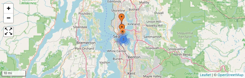Related schools map