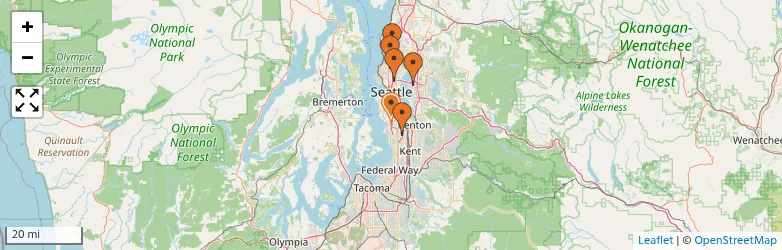 Related schools map