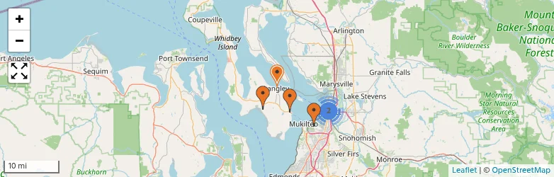 Related schools map