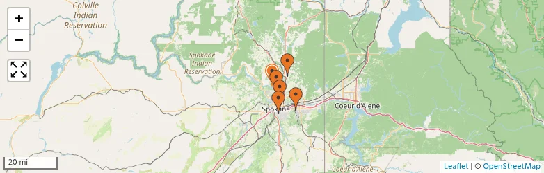 Related schools map