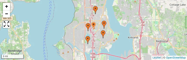 Related schools map