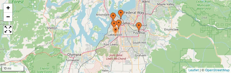 Related schools map
