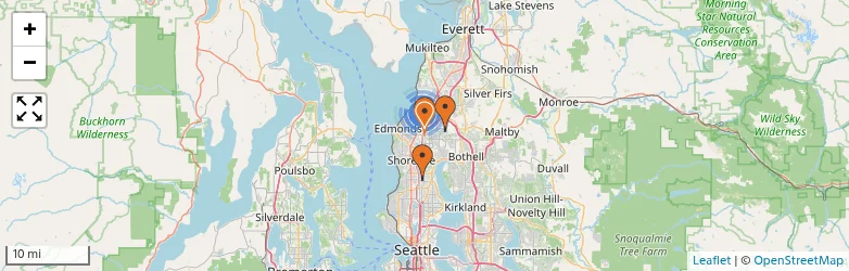 Related schools map