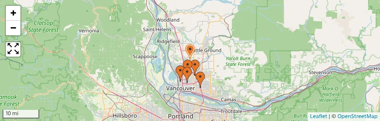 Related schools map