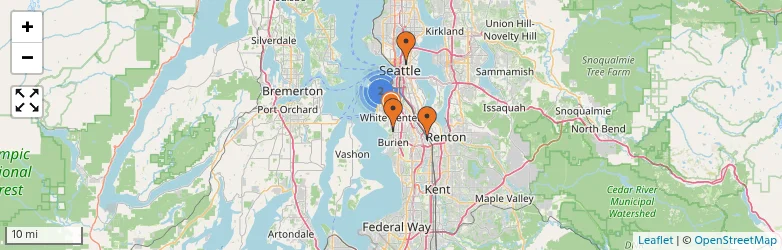 Related schools map
