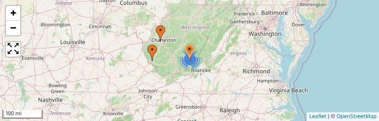 Related schools map