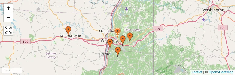 Related schools map