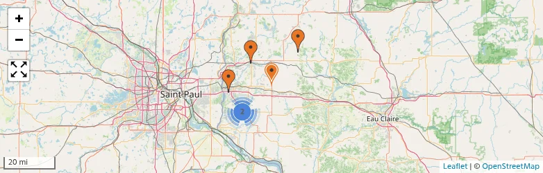 Related schools map