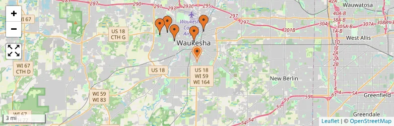 Related schools map