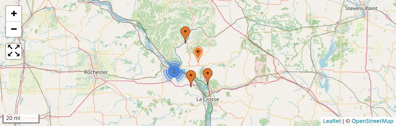Related schools map