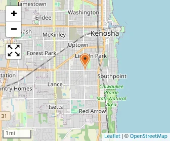 Map of Kenosha Lutheran Academy