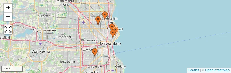 Related schools map