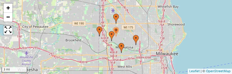 Related schools map