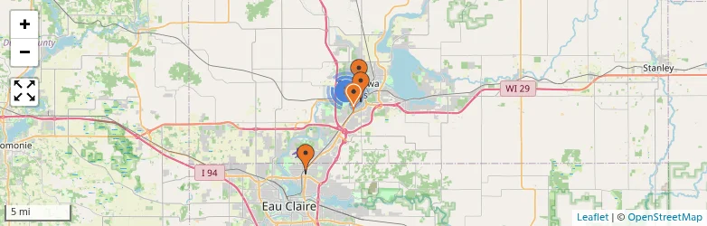 Related schools map