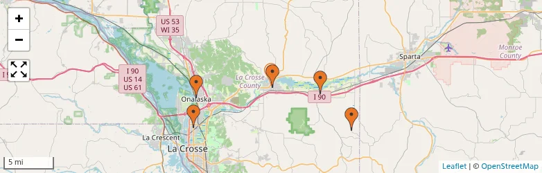 Related schools map
