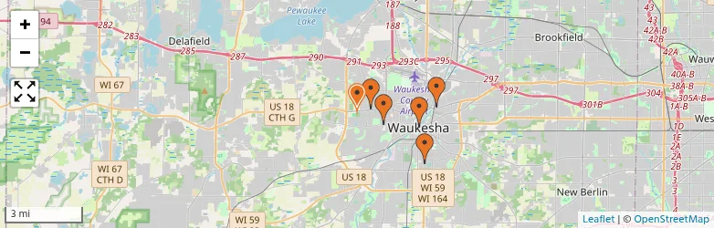 Related schools map