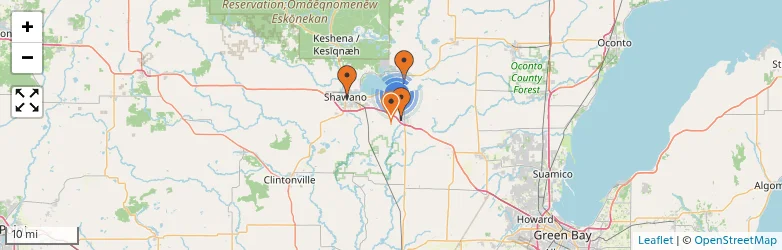 Related schools map