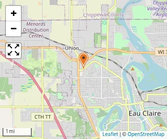 Map of Eau Claire Lutheran School