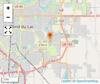 Map of Fond Du Lac Christian School