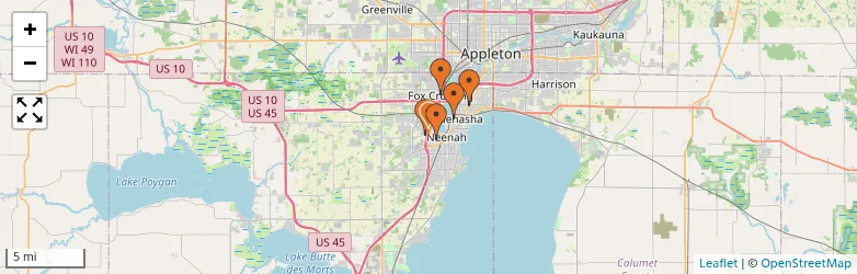Related schools map
