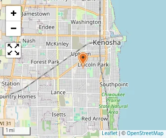 Map of Kenosha Montessori School
