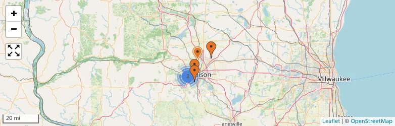 Related schools map