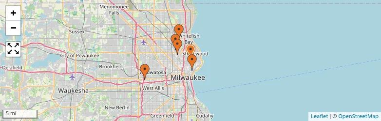 Related schools map