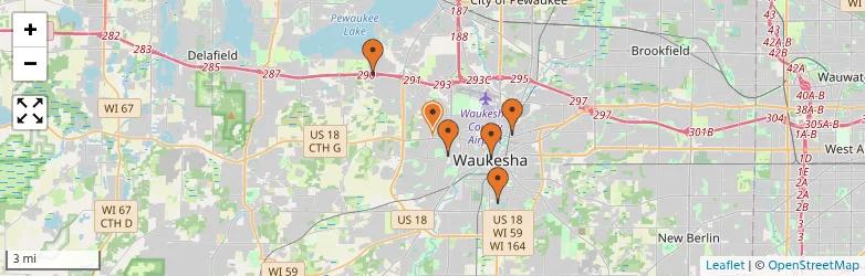Related schools map