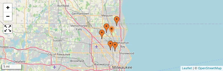 Related schools map