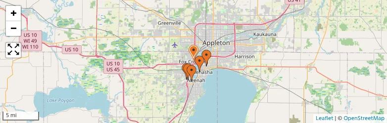 Related schools map