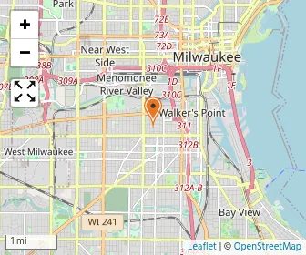 Map of Notre Dame School Of Milwaukee