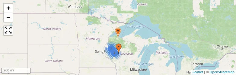 Related schools map