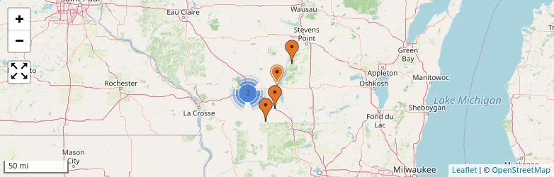 Related schools map