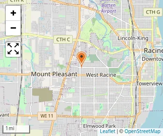 Map of Racine Christian School