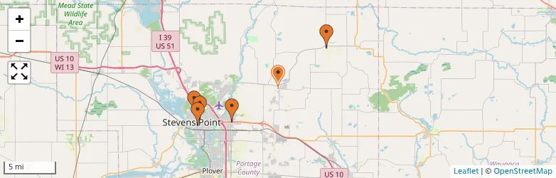 Related schools map