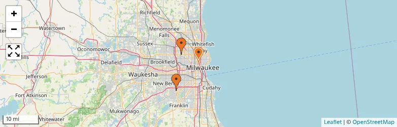 Related schools map