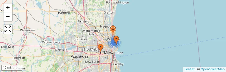Related schools map