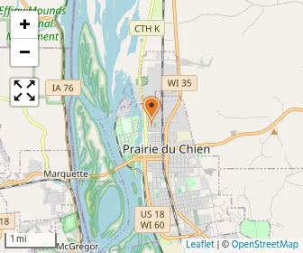 Map of Prairie Catholic School