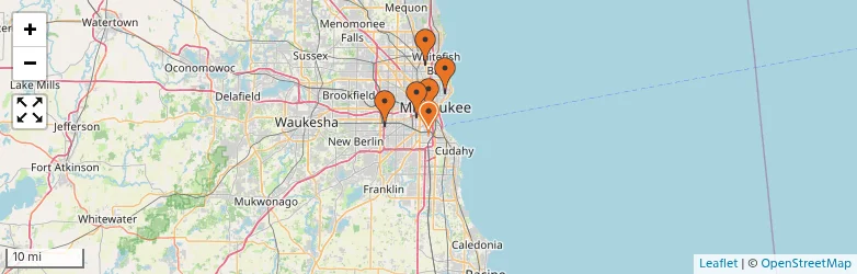 Related schools map