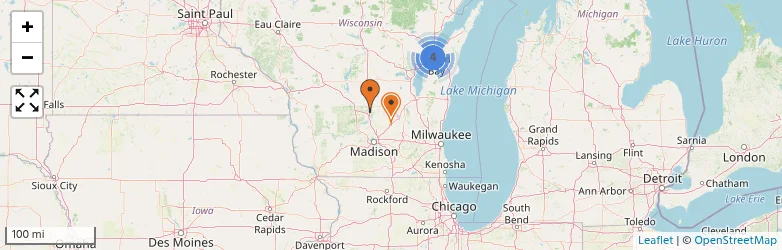 Related schools map