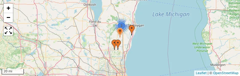 Related schools map