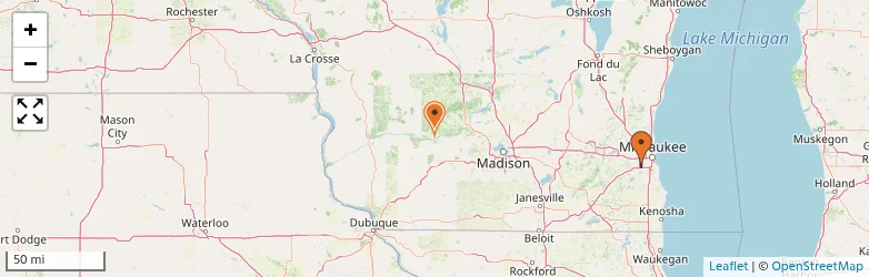 Related schools map