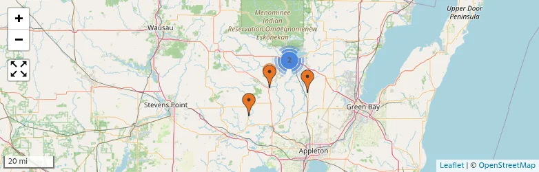 Related schools map