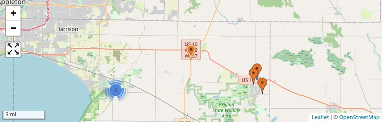 Related schools map