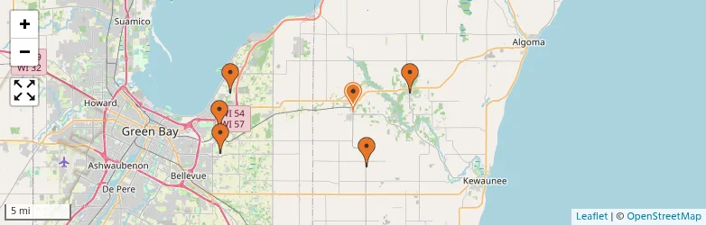 Related schools map