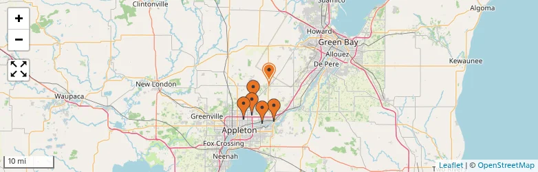 Related schools map